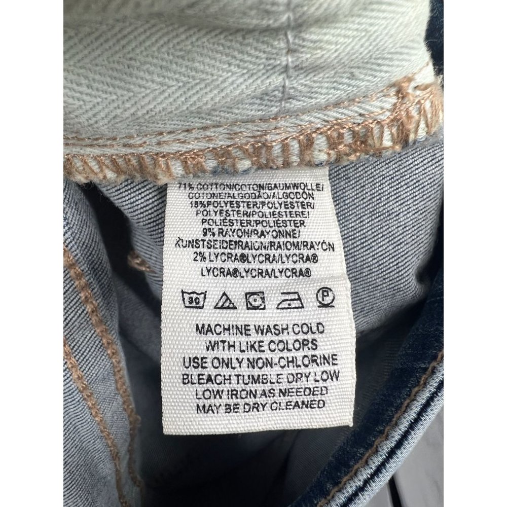 We the Free Women's Low Tide Bell Bottom Blue Flared Denim Jeans Size 24 - Picture 5 of 6